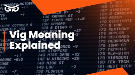 vig meaning|vig meaning in gambling.